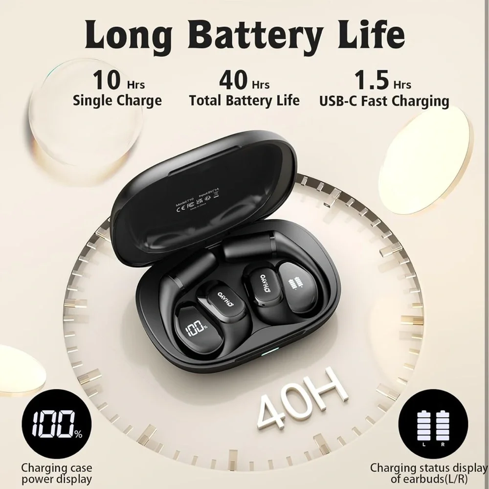 Black Wireless Earbuds